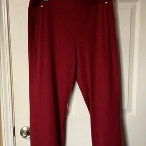 Knit Pants Elastic Waistband